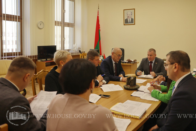 Заседание рабочей группы по подготовке проекта Закона Республики Беларусь «Об изменении Закона Республики Беларусь «О ветеринарной деятельности»