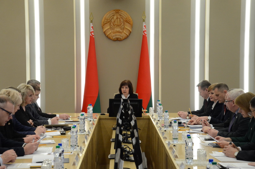 Заседание Совета по взаимодействию органов местного самоуправления при Совете Республики Национального собрания Республики Беларусь