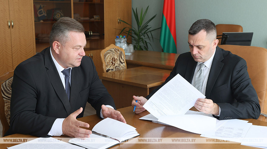 На приеме у Александра Субботина Дмитрий Борейко 