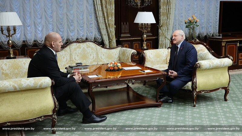 Встреча Президента Беларуси с Александром Карелиным