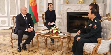 Александр Лукашенко и Вэй Фэнхэ