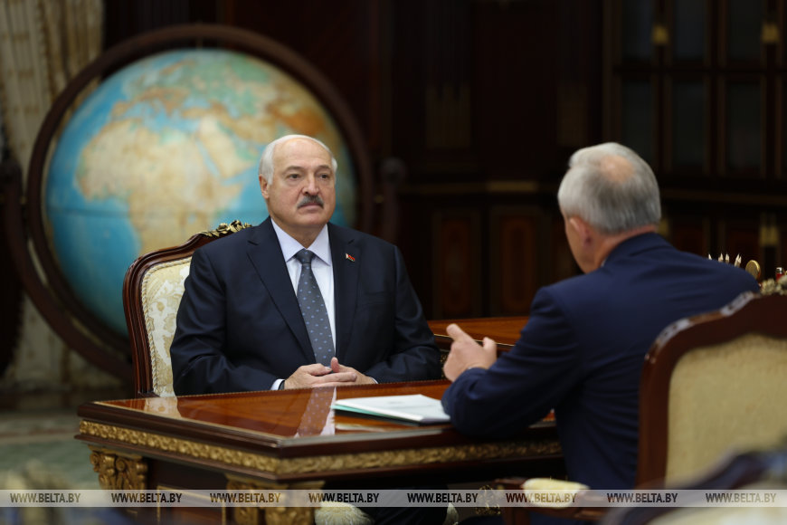 Встреча Александра Лукашенко с Игорем Сергеенко