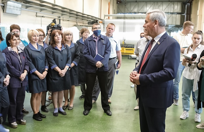 Председатель Палаты представителей Владимир Андрейченко совершил рабочую поездку в Гомельскую область