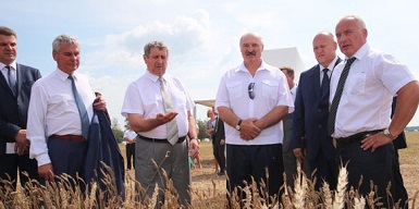 Рабочая поездка Александра Лукашенко в Миорский район Витебской области