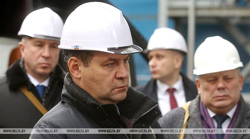 Роман Головченко на ОАО «Гродно Азот»