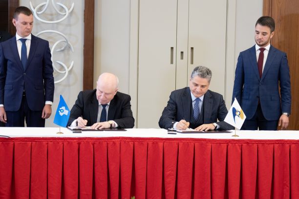 Церемония заключения Меморандума об углублении взаимодействия между Евразийской экономической комиссией и Исполнительным комитетом СНГ