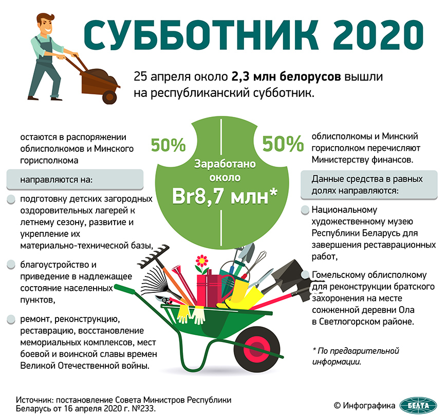 Инфографика субботник
