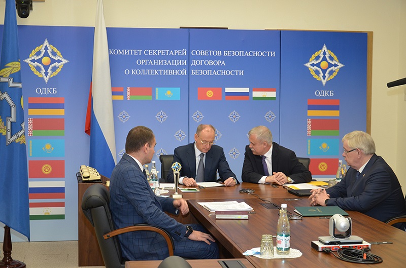 Во время заседания Комитета секретарей советов безопасности государств – членов ОДКБ Во время заседания Комитета секретарей советов безопасности государств – членов ОДКБ