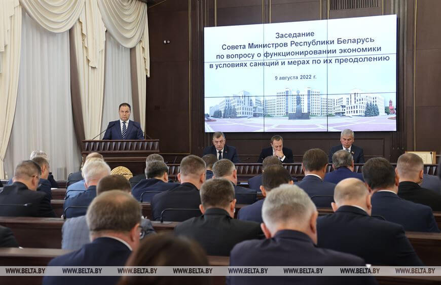 Роман Головченко во время заседания Совета Министров