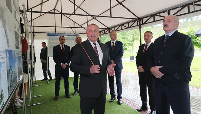 Александр Лукашенко и Владимир Цумарев 