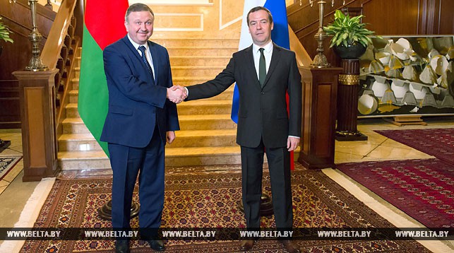 Андрей Кобяков и Дмитрий Медведев