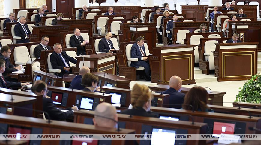 Заседание девятой сессии Палаты представителей Национального собрания Беларуси седьмого созыва 