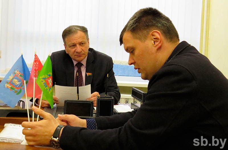 Александр Манкевич на приеме у Виктора Николайкина