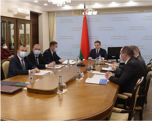 Во время заседания рабочей группы по сотрудничеству Беларуси и Псковской области 